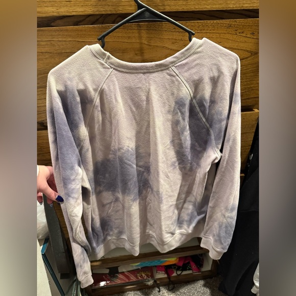 Sonoma Purple Tie Dye Long Sleeve Crewneck Size Large - Picture 3 of 3